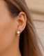 Stud earrings with Zircon Aria