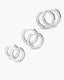 Classic silver Gala earrings