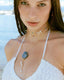 Calypso Blue Seashell Necklace