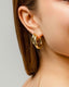 Classic chunky hoop earrings