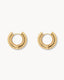 Classic chunky hoop earrings