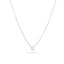 Collar Carobela color plata - Pialu💧 Waterproof Jewels-