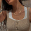 Collar doble capa Krista - Pialu💧 Waterproof Jewels-